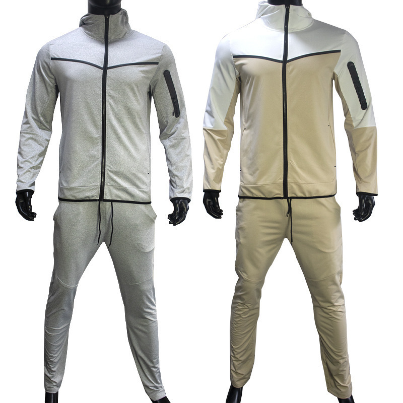 Custom 2 Piece Gym Training Jogging Wear Soccer Training Tracksuit Sports Sweat Suit Running Jogger Set Track Suit Swear Suit