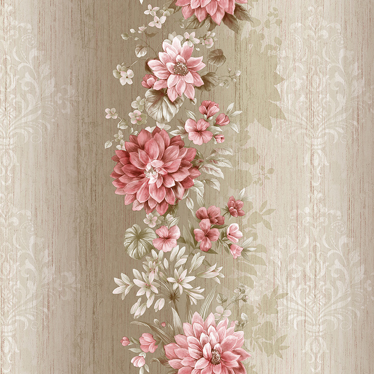 New design wall paper home decoration red rose contemporary wallpaper 3d forest decorative