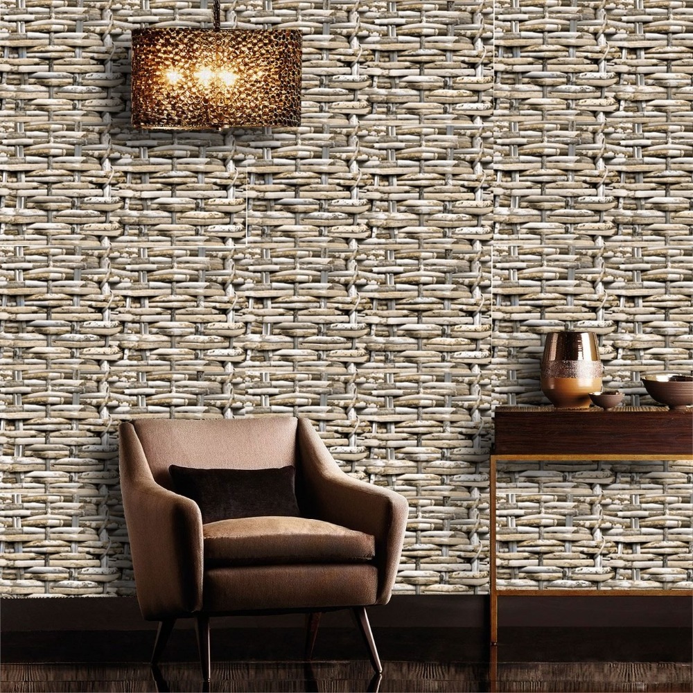 YS10403 new pvc 3d bamboo wallpaper for living room