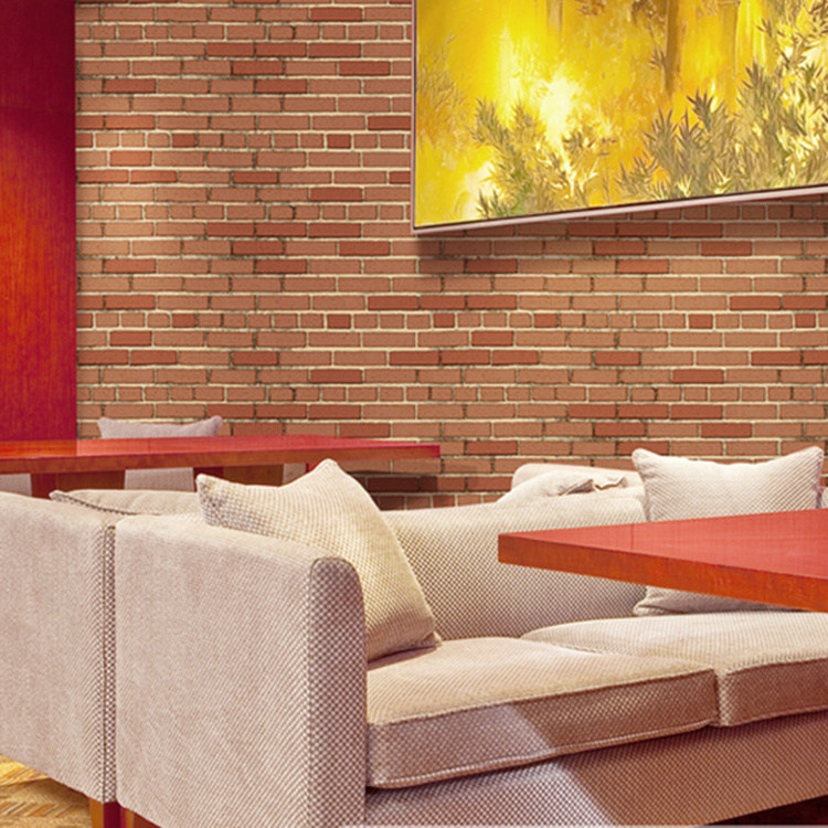 Hot selling brick new design  wall paper 3d brick