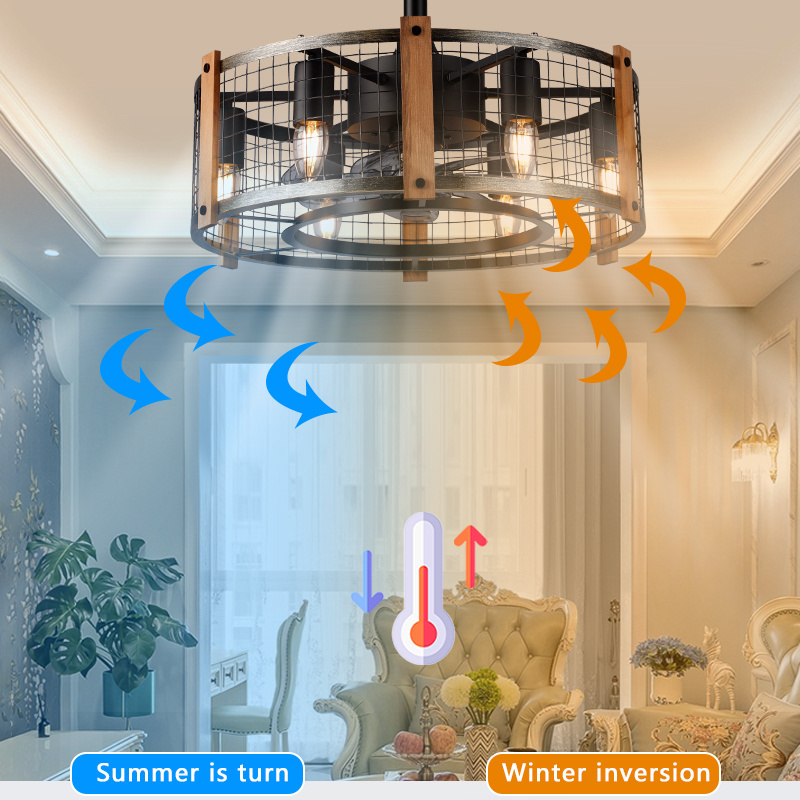 SLYNN New Arrival Modern Luxury Ceiling Home Decorative Remote Control Led Ceiling Fan With Light