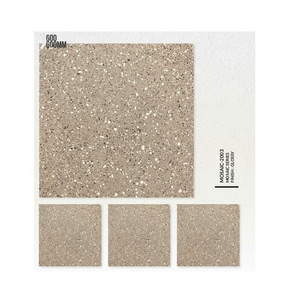 Cheap price cement terrazzo stone concrete tile porcelain floor mosaic tiles 600X600 mm