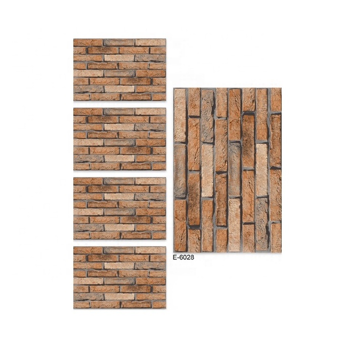 Brick look digital printed 300x450 ceramic wall tiles for bathroom kitchen elevation glossy/matt finish available at cheap price