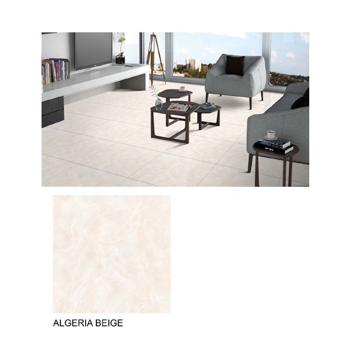 2022 Anti-bacterial Rustic Tile Flooring Ceramic 60x60 white horse Ceramic floor tiles for interior wall decoration