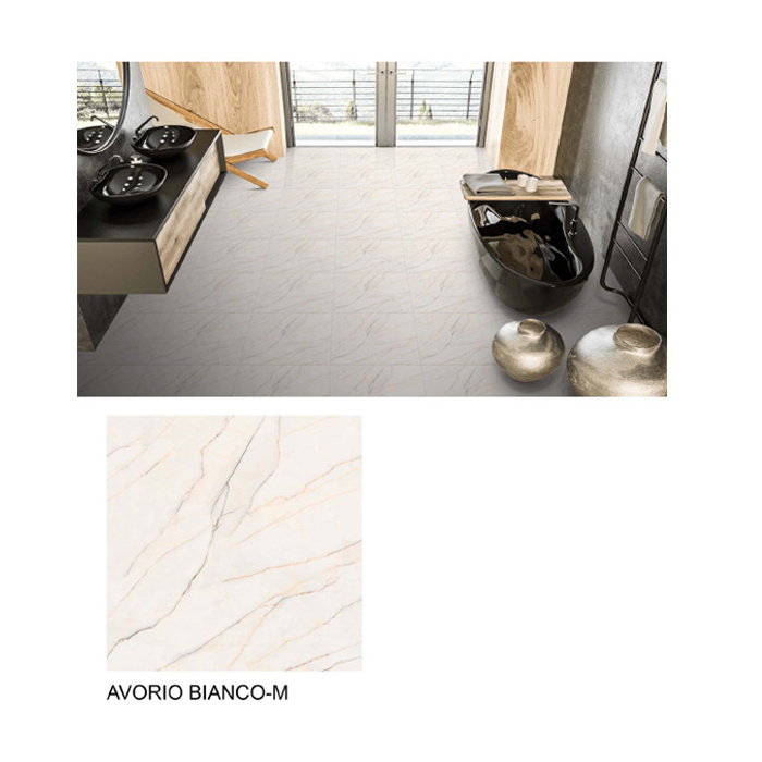 2022 Anti-bacterial Rustic Tile Flooring Ceramic 60x60 white horse Ceramic floor tiles for interior wall decoration