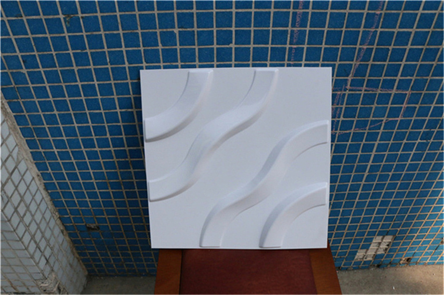 Wholesale Silver LED 3D Light Cover Decorative Wall Tiles 3D Wall Panels