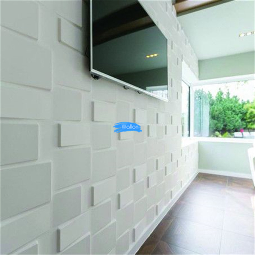 Hot Sale Brick Textured Wall Panels Colored Wall Paneling In PVC