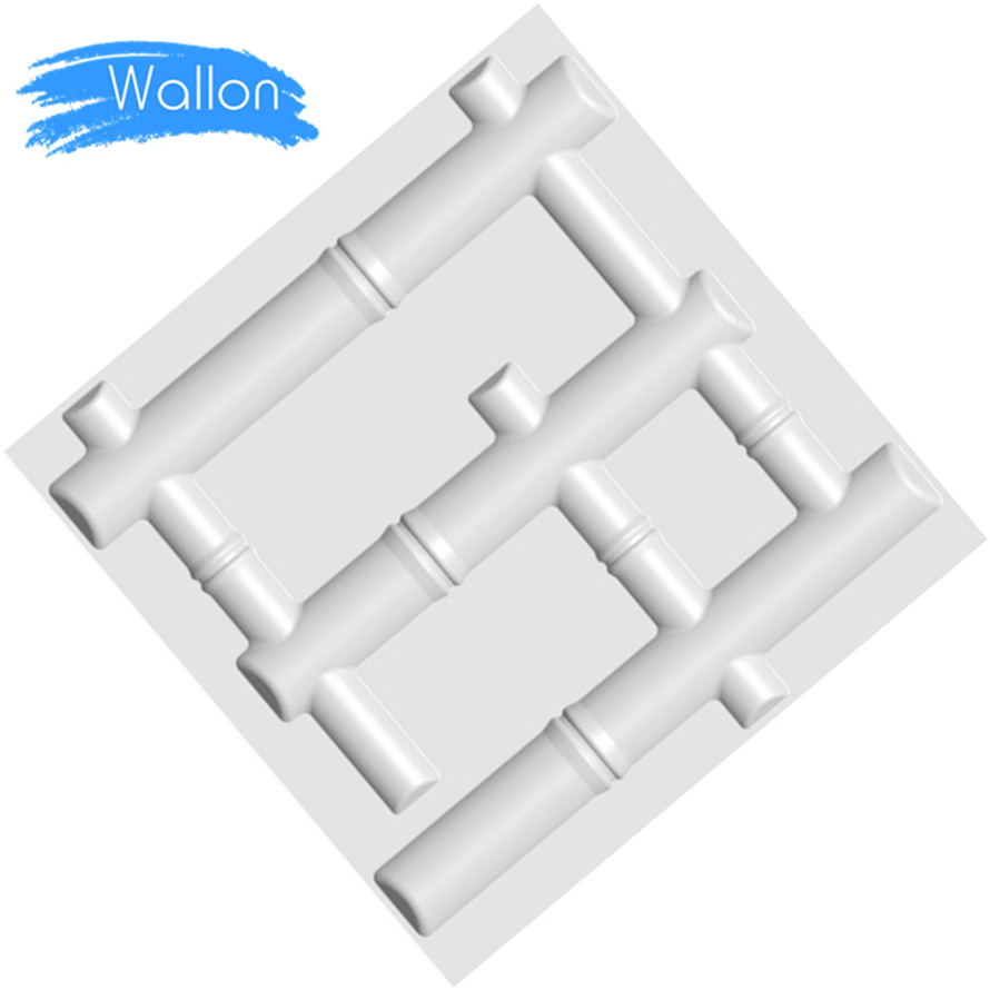 Wholesale Silver LED 3D Light Cover Decoration Bathroom 3D Wall Cover