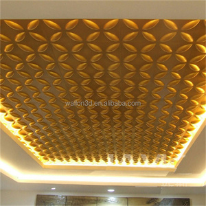 Plant fiber hotel decoration brick effect pvc 3d wall panels