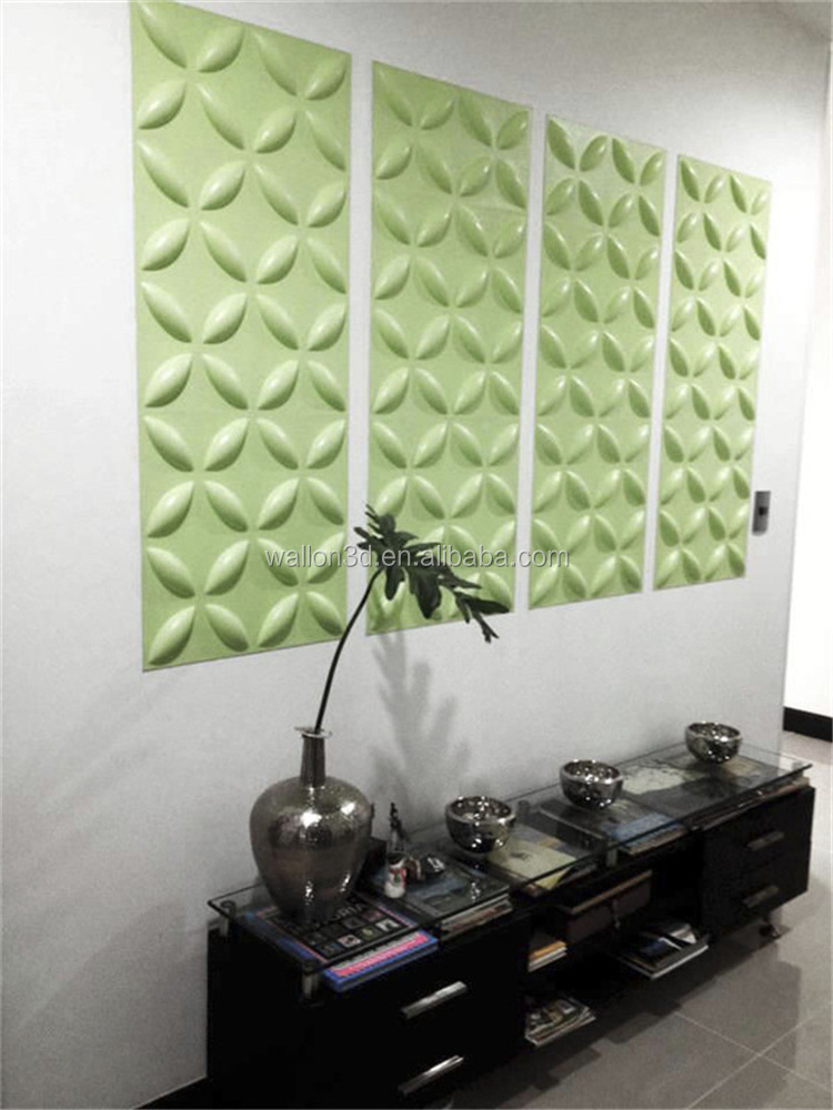 Plant fiber hotel decoration brick effect pvc 3d wall panels