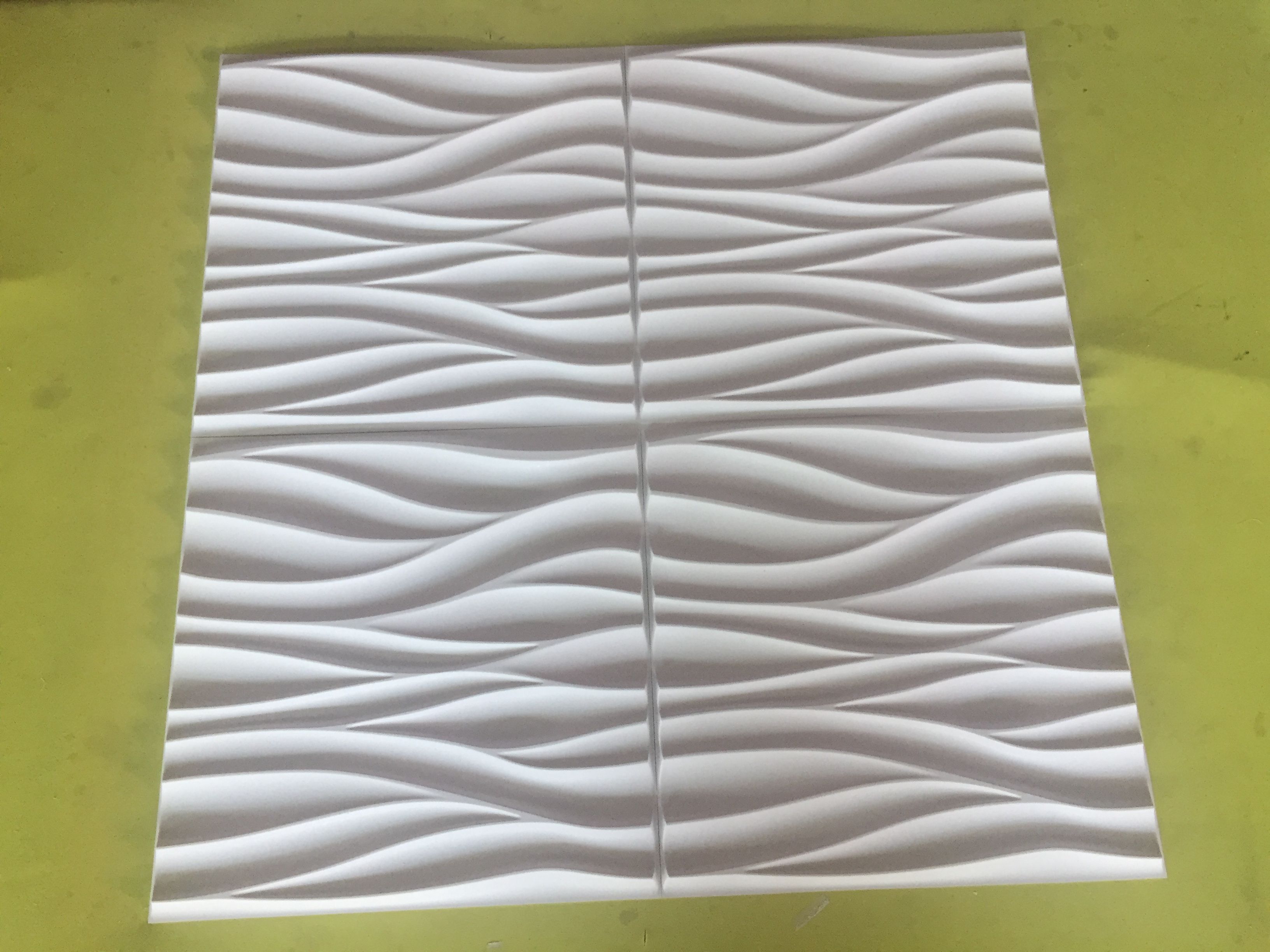 Durable 50cm*50cm 100%PVC Ceiling 3D Wall Panel Tile Wallpapers With Glue Factory Supply