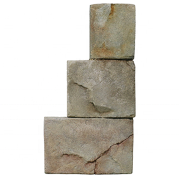 FPC Pillar Panel Stone Column Wraps Decorative Artificial 3D Faux PU Rock Veneer Stone Wall Panels