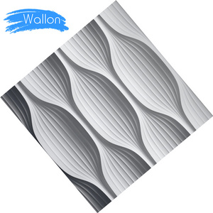 Ceiling PVC Acrylic Wall Covering Panels Decorative Matt Black Paneling For