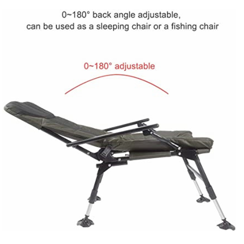 Factory price camp folding chair with 350 LBS Weight Limit beach chair lightweight carp fishing chair