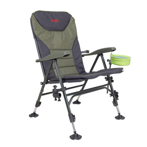 folding foldable portable summer travel picnic bbq fishing chair cup holder chair beach camping chair