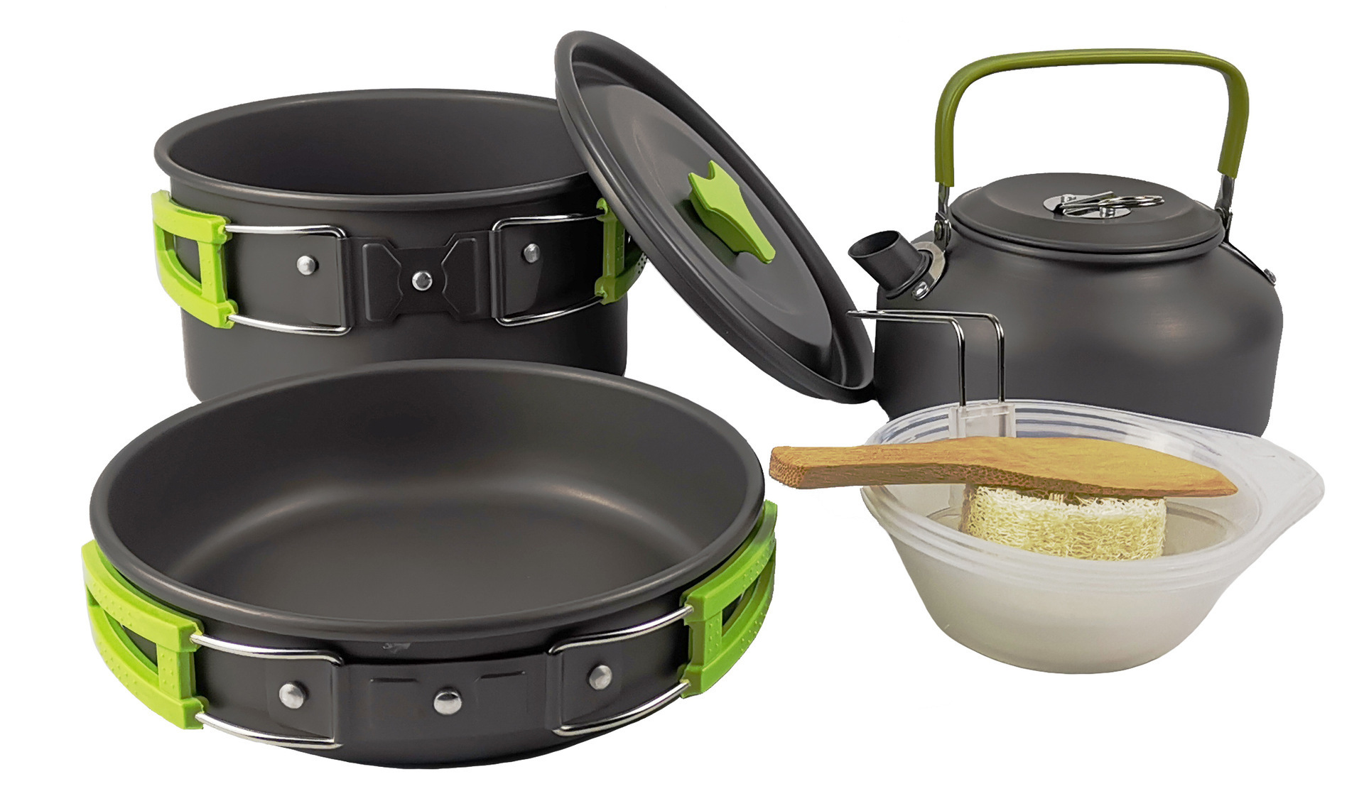 wholesale cast iron enamel cookware set cooking pot set non-stick cookware sets kitchen soup pot / fry pan