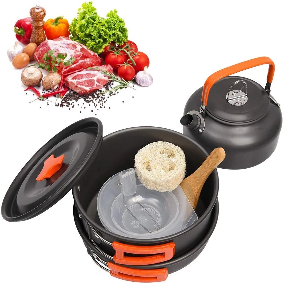 wholesale cast iron enamel cookware set cooking pot set non-stick cookware sets kitchen soup pot / fry pan