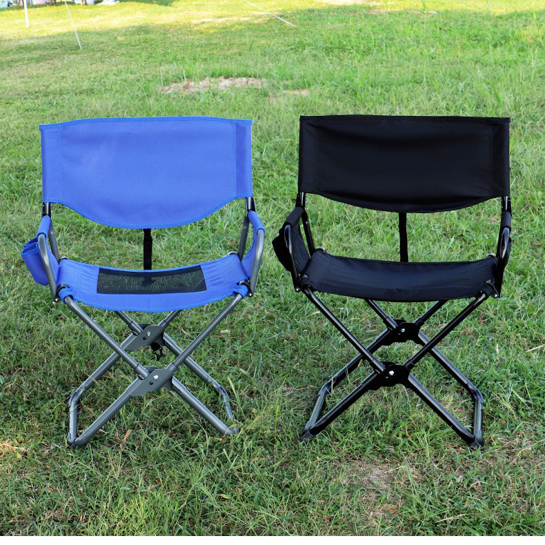 OEM Regiestuhl Silla De Director Portable Metal Makeup Outdoor Folding Camping Fishing Garden Beach Director Chairs