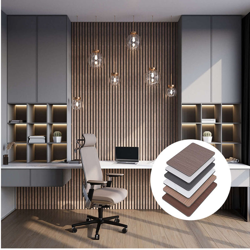 Factory directly supply good price Interior Decorative Wall Covering Panels Bamboo Charcoal Wood Metal Plate Wood Veneer