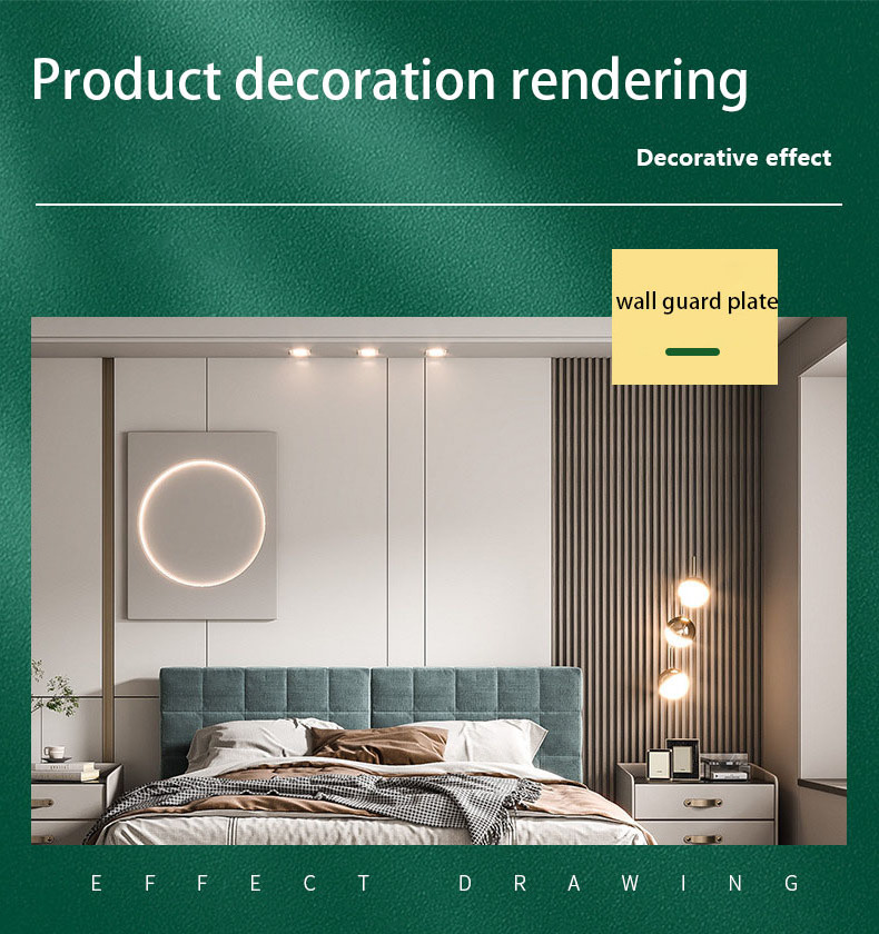 Easy Install Indoor Decor Wood Plastic Composite 3D Fluted Wall Board ...