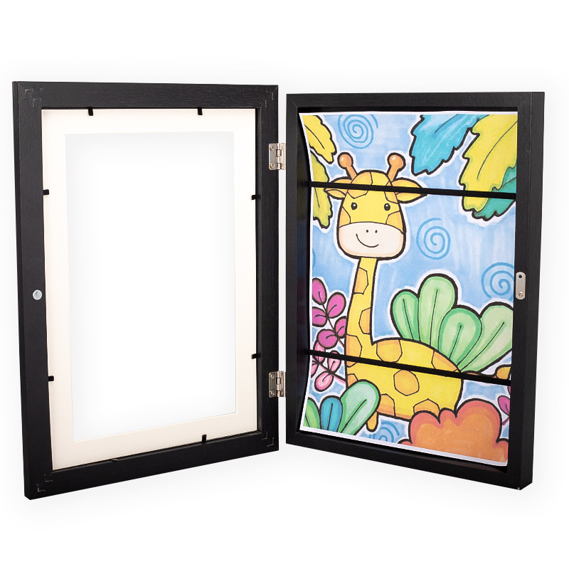 Kids Art Frame A4 Front Opening Changeable Children Drawing Frame Handicraft Kids Artwork Picture Frame