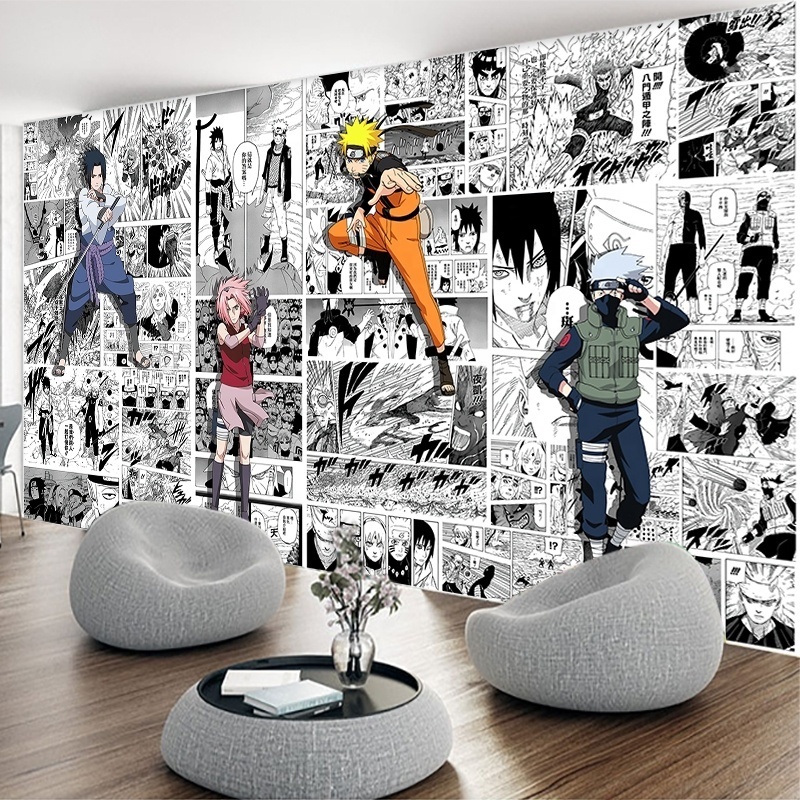 Ninja Japanese anime 5d wallpaper living room wall paper design