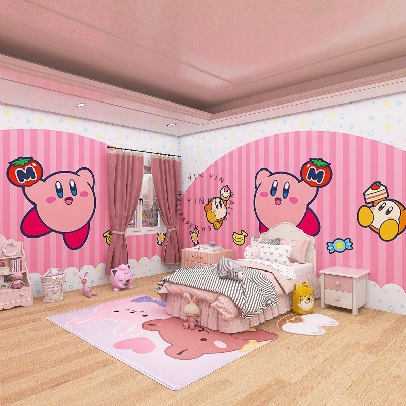 Children's Princess Room Bedroom Cartoon Decoration Background Wallpaper