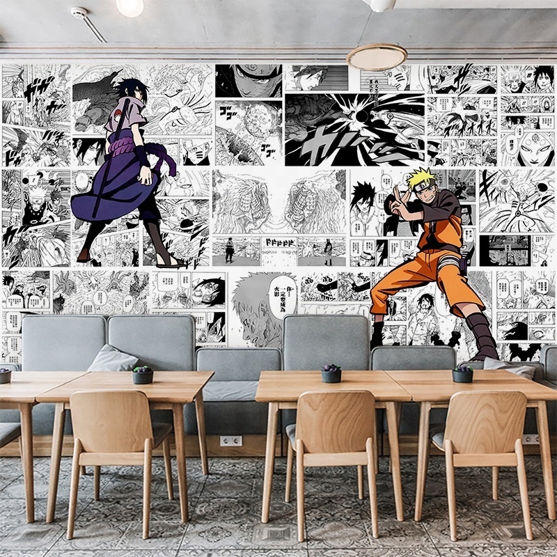 Ninja Japanese anime 5d wallpaper living room wall paper design