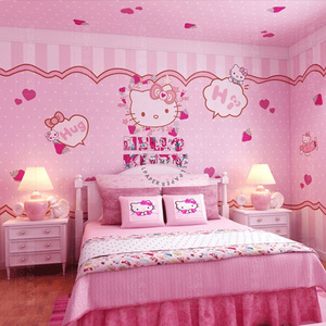 Pink Princess Room Children's Theme Wallpaper Mural