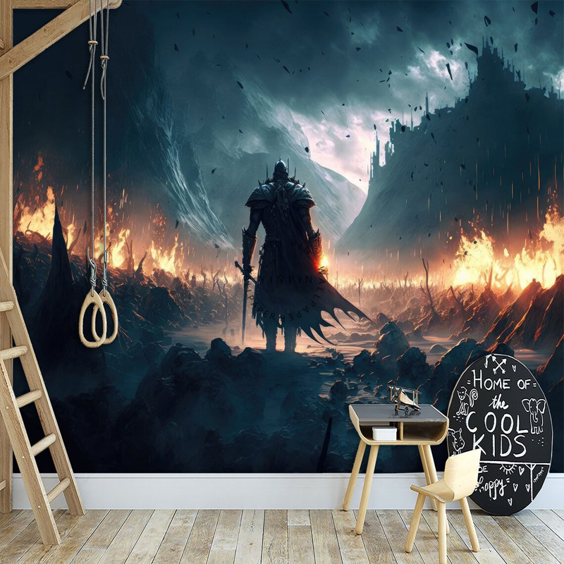 Fantasy Skull Castle Wallpaper  Wall Decal for Bedroom  Wall Murals for Living Room  Peel and Stick Wall paper