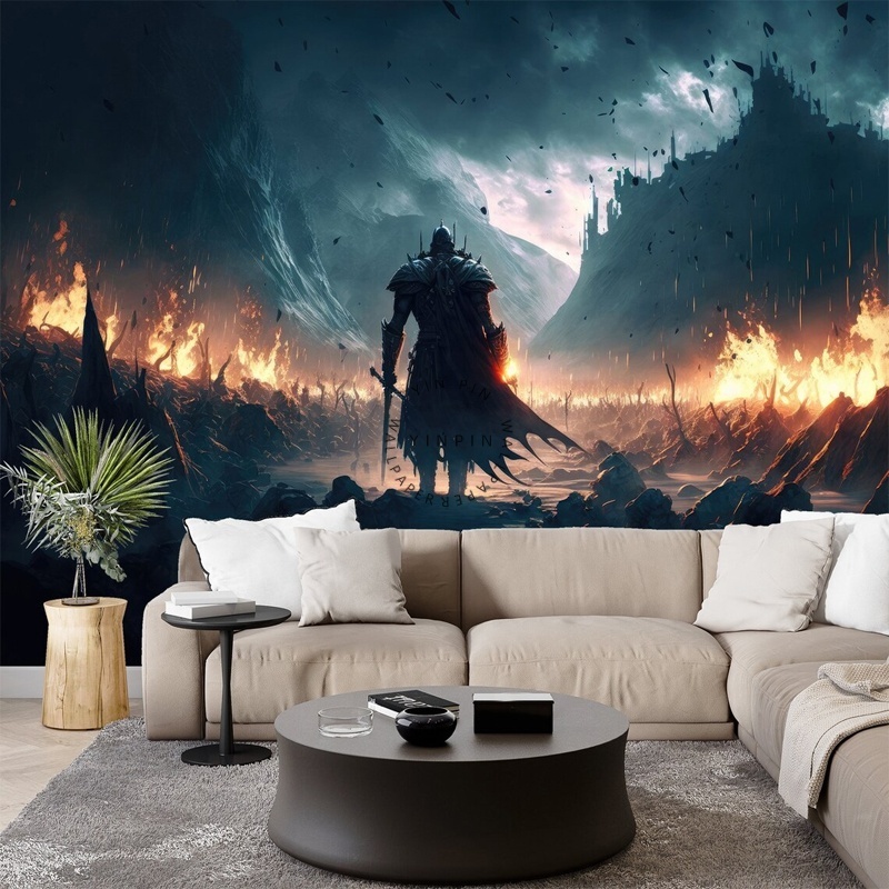 Fantasy Skull Castle Wallpaper  Wall Decal for Bedroom  Wall Murals for Living Room  Peel and Stick Wall paper