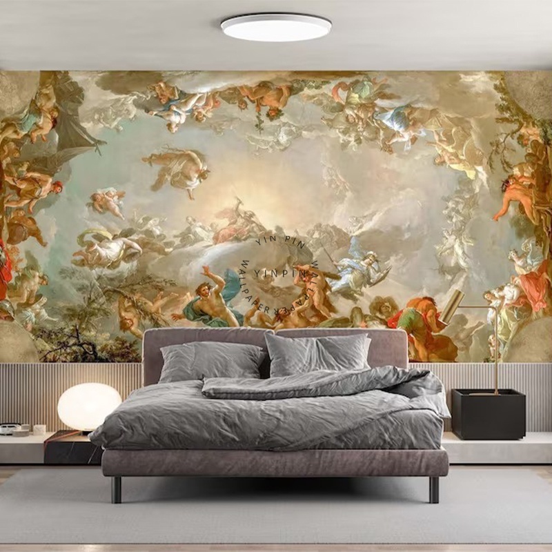 The painting of the fall of the Titan in the Olympian mythology during the Renaissance period 3d wallpaper