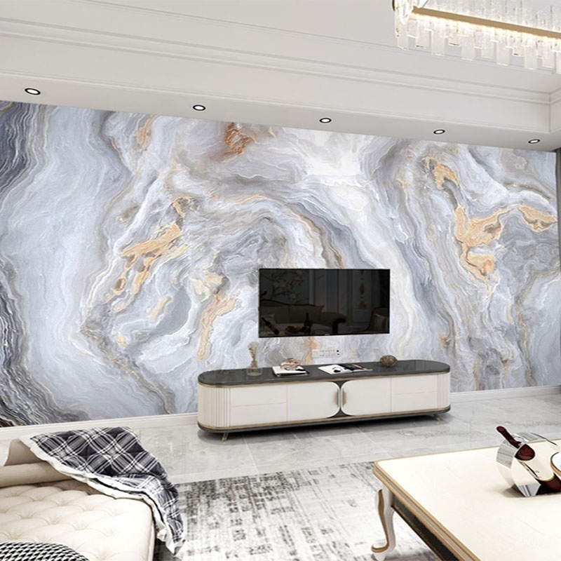 Marble wallpaper interior decoration self adhesive gold vinyl mural house decor