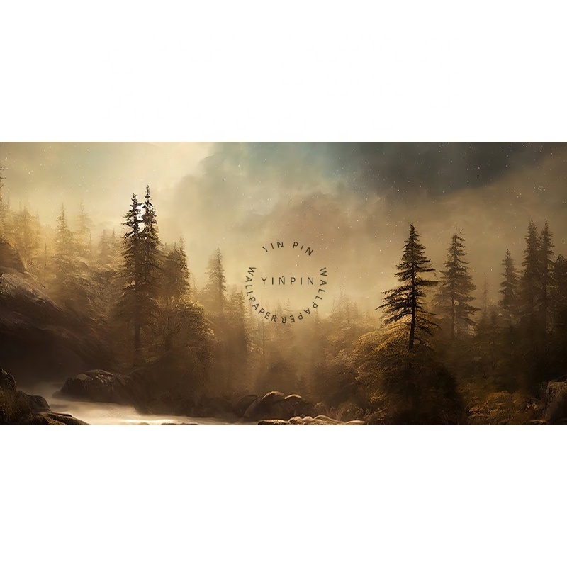 Twilight woods peel and stick nature wall paper wallpaper murals