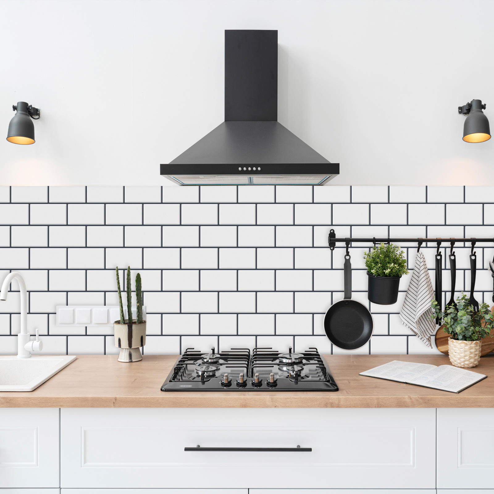 Artiles White Subway Wall Tiles Peel And Stick Backsplash for Kitchen Factory Price Self-adhesive 3D Vinyl Tiles for Bathroom