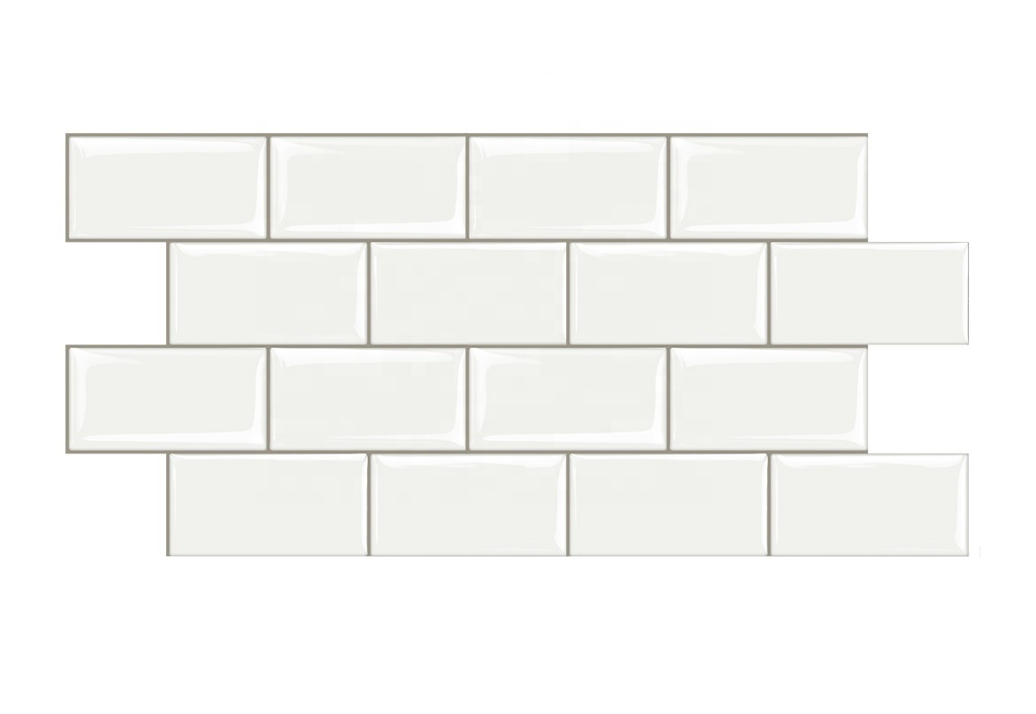 Sticker White Brick Wallpaper Peel and stick tiles Hotel Decoration Living Room Kitchen