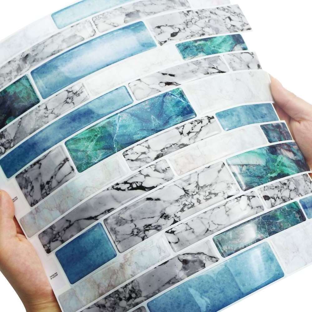 Factory Supply Self Adhesive Wallpaper Backsplash Tiles For Kitchen And Bathroom 3d Wall Tile Peel And Stick Tile