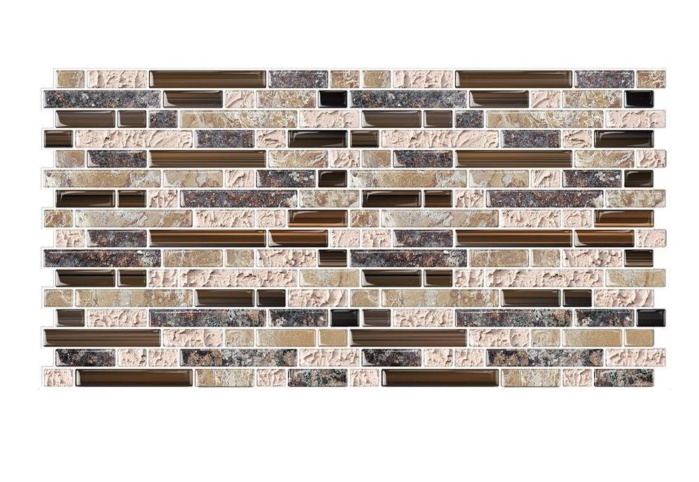 Self-adhesive Sticker 3D Brick Effect PU Gel Wall Paper for Home Decor 2019 Trend