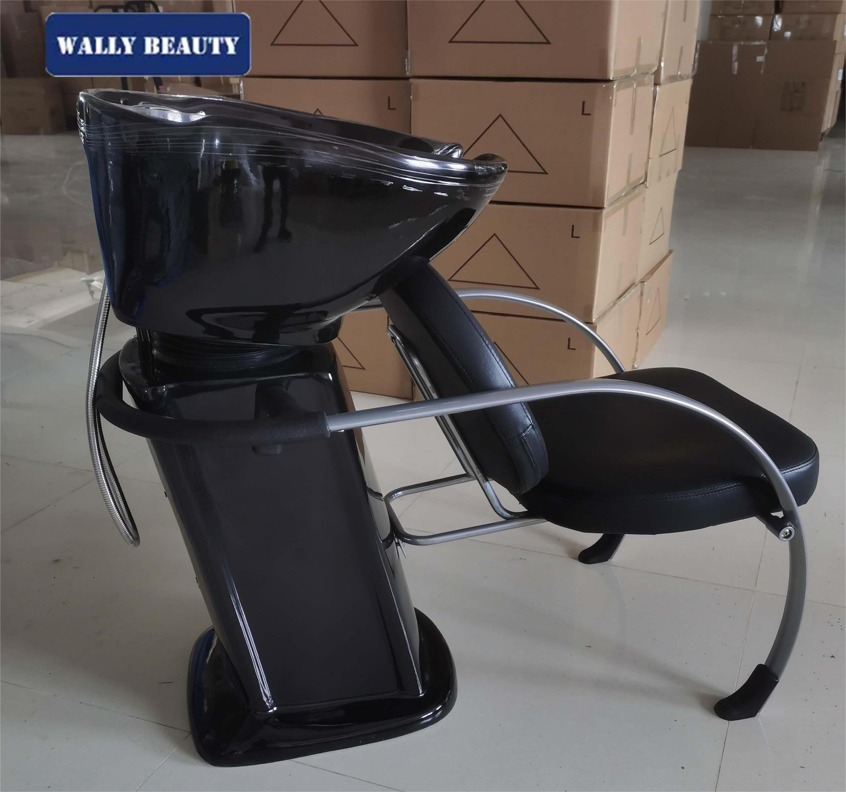 Wally Beauty wholesales good shampoo chair   antique beauty  saloon shampoo chair adult chair comfortable with basin bowl