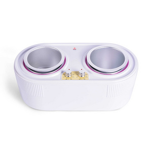 Wallybeauty Double Pot 350W Wax Heater Paraffin Wax Warmer Professional Depilatory Hair Removal Wax heater