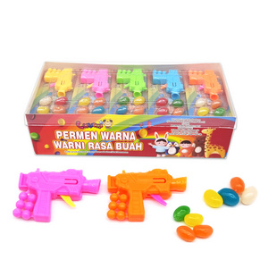 china wholesale shooting gun with candy kids toys jelly bean