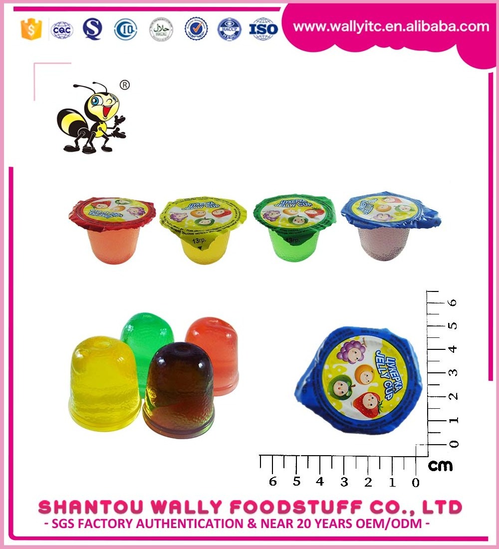 Sweet Taste Jelly Cup Candy Fruit And Candied Crystal Fruit Instant Pudding Animal Mini In Kid Snack Fruity Products Jelly