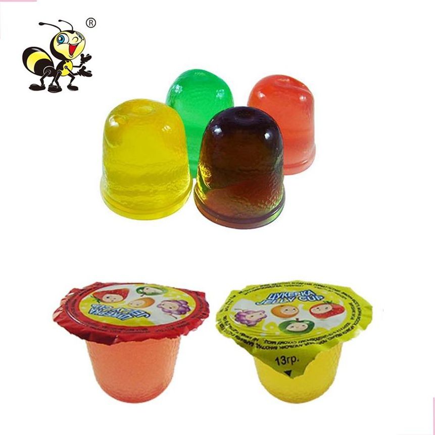 Sweet Taste Jelly Cup Candy Fruit And Candied Crystal Fruit Instant Pudding Animal Mini In Kid Snack Fruity Products Jelly