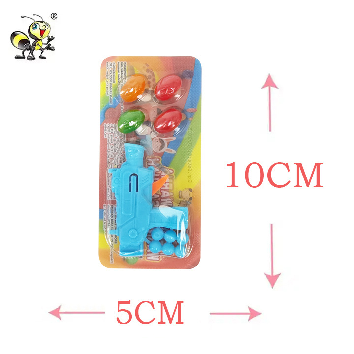 china wholesale shooting gun with candy kids toys jelly bean