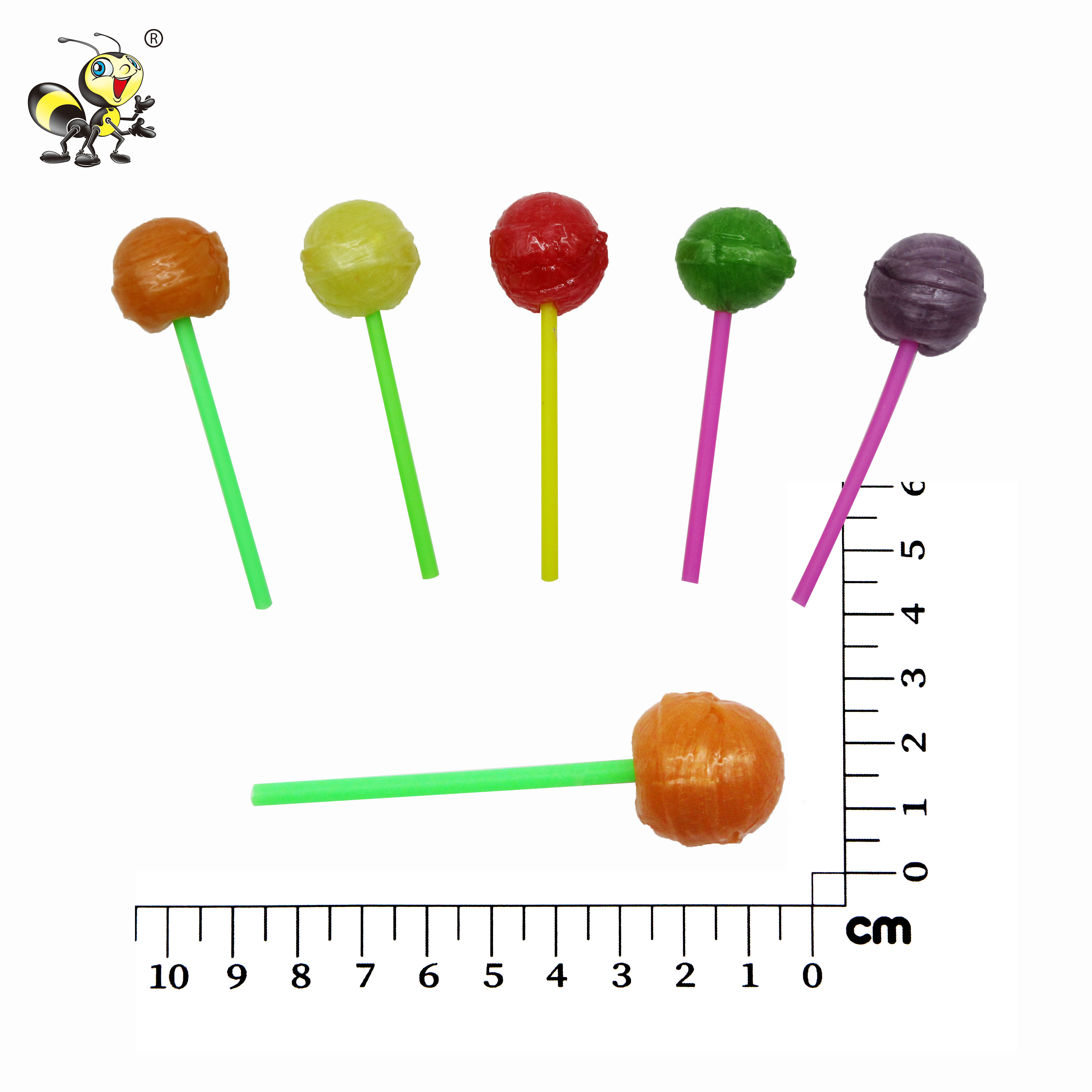 Hot Sale Wholesale Assorted Fruity pin pop Lollipop big bom lollipops candy