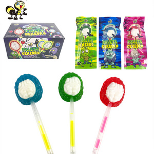 Best Selling Crazy Light Tricky brain Lollipop Glow Lollipop candy Lollipop