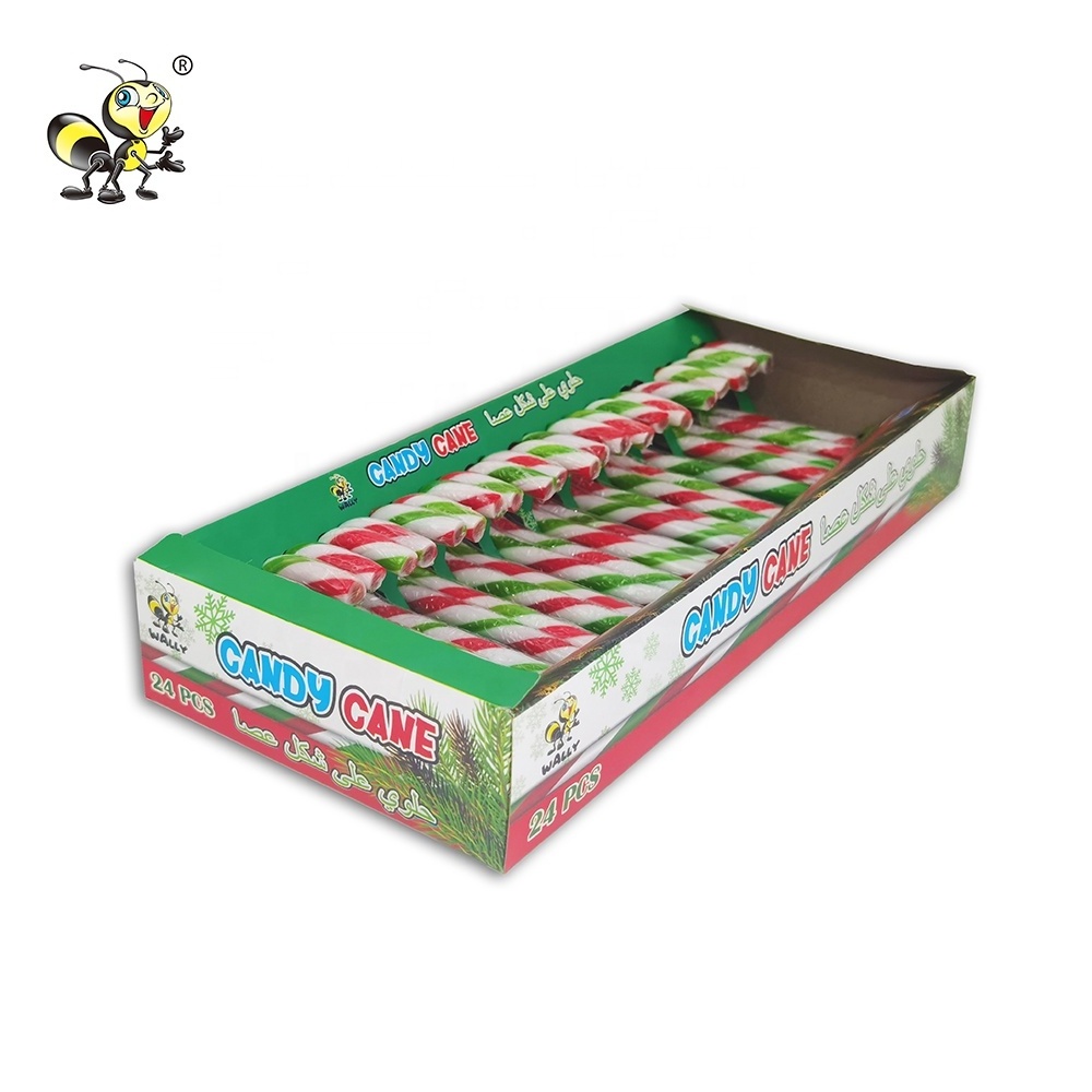 wholesale hard confectionery candy sweets and candies private label halal christmas candy cane