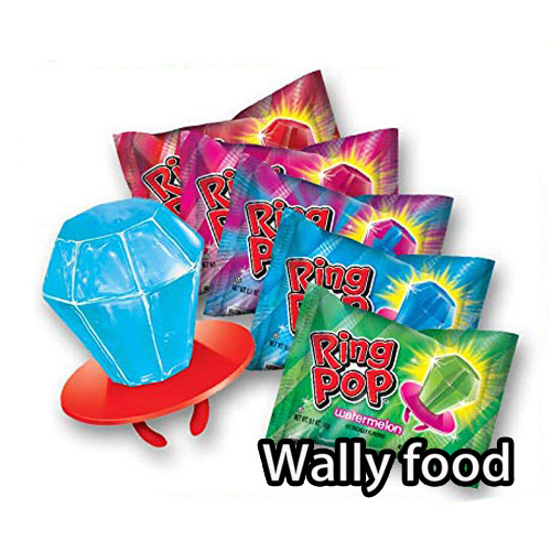 OEM halal candy manufacturers wholesale pop toy private label sweet hard diamond ring candy