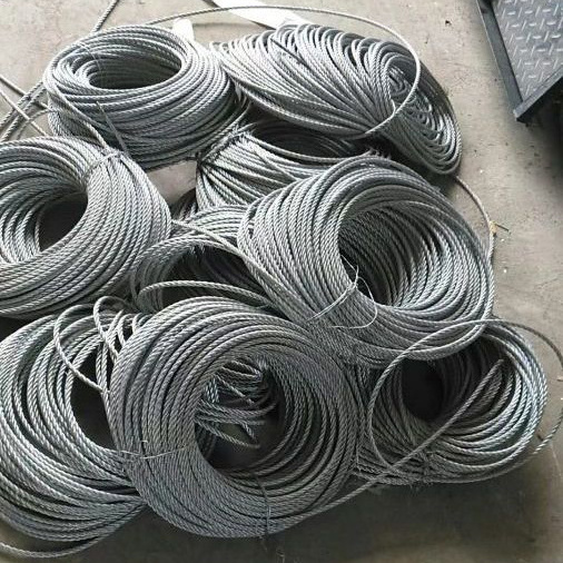 AISI 304 316 321 306 410 7X19 Diameter 2.0 to 56mm Stainless Steel Wire Rope for General Industry Engineering Use