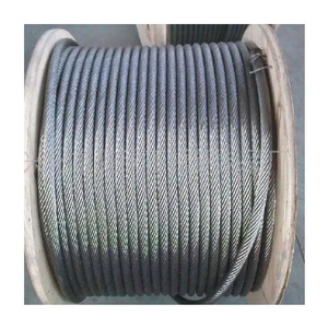 AISI 304 316 321 306 410 7X19 Diameter 2.0 to 56mm Stainless Steel Wire Rope for General Industry Engineering Use